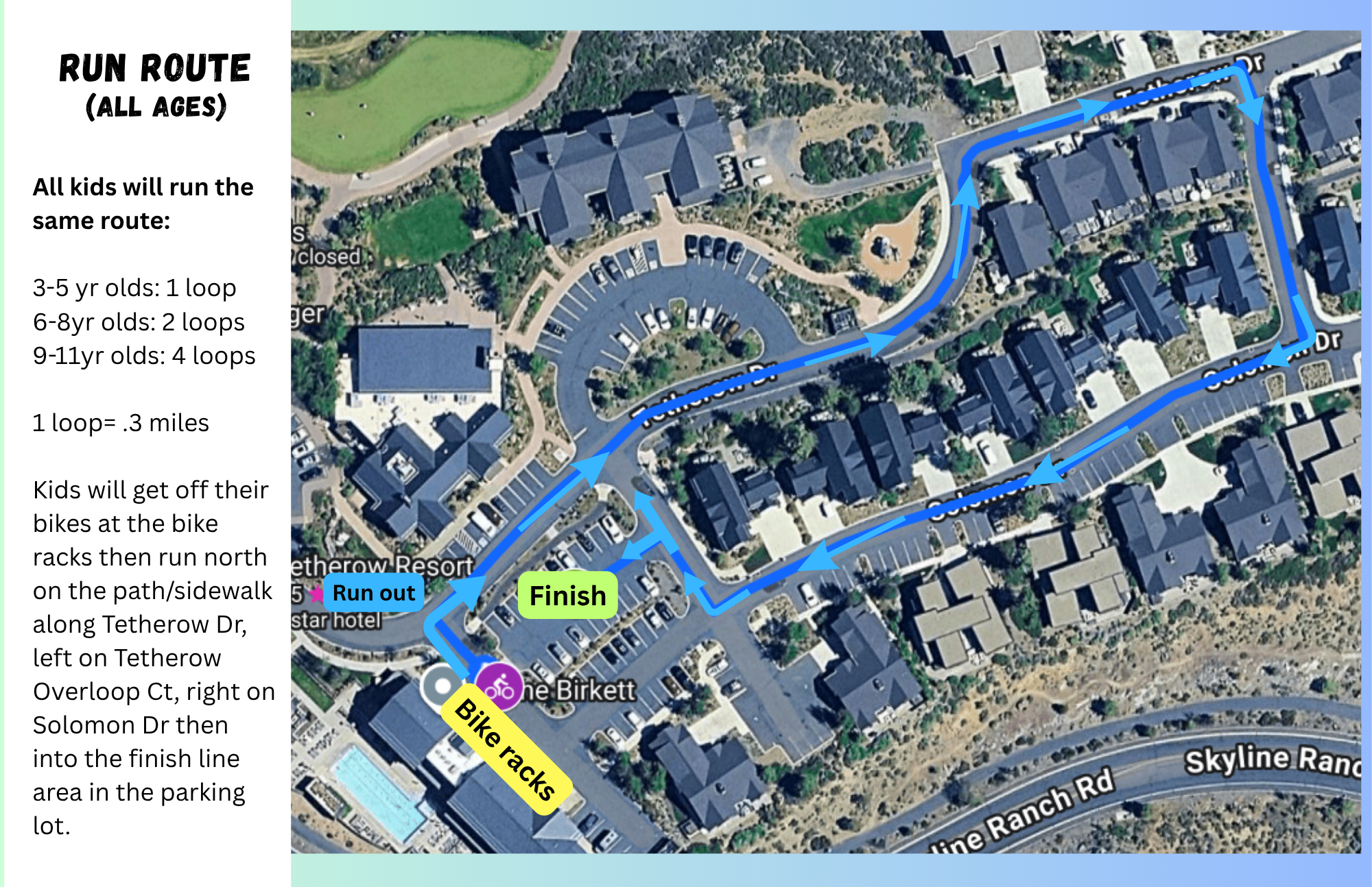 Run Route - All Ages